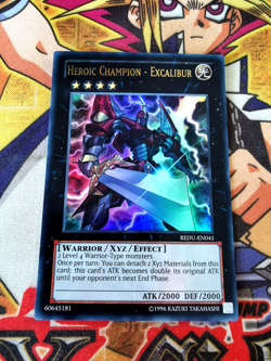 Heroic Champion - Excalibur redu-en041 Unltd Ed (NM+) Ultra Rare Yu-Gi-Oh! - Image 1