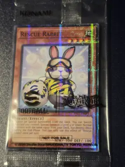 Yu-Gi-Oh! TCG Rescue Rabbit E-Football Limited Edition Promo EFC1-EN001 - Image 1