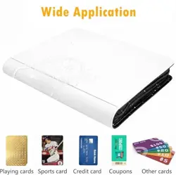 1000+ Pockets Trading Card Binder, 16 Pocket Ringless Side Loading Card Holder A - Image 4