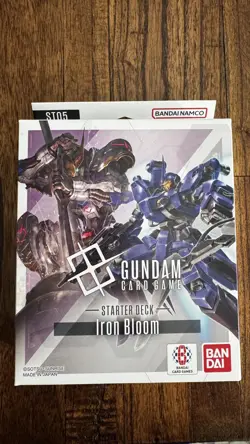 [SEALED] GUNDAM CARD GAME Starter Deck Iron Bloom ST05 Box English (New in Box) - Image 1