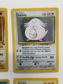 Pokemon Card Base Set, Jungle, Fossil Holo Lot 4X - Image 3