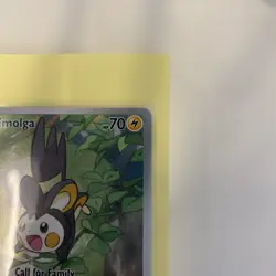 Emolga 112/086 SV Black Bolt Illustration Rare Near Mint English Pokemon Card - Image 3