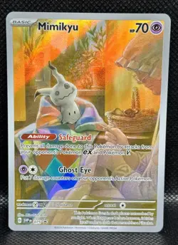 Pokemon TCG Mimikyu Scarlet & Violet Promo Card 075/Promo Near Mint Condition - Image 1