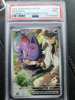 Pokemon TCG N's Zorua #189 Center Exclusive Stamped Promo Card - Image 1