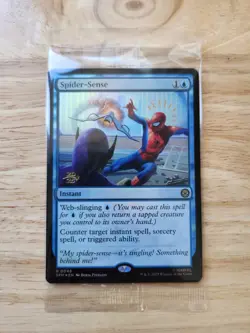 Mtg Spider-man Unopened Single Card - Spider-sense, M/NM - Image 1