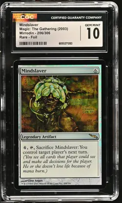 MINDSLAVER Mirrodin Foil Rare CGC 10 MTG [Nostalgium] - Image 1