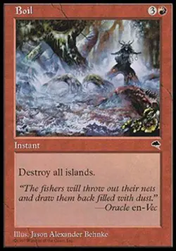 Boil - Medium Play MTG Tempest - Image 1