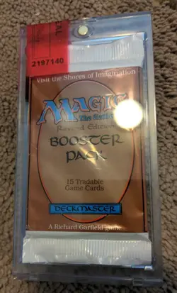 1994 MAGIC the GATHERING REVISED EDITION BOOSTER PACK MTG New FACTORY SEALED 742818067003 - Image 1