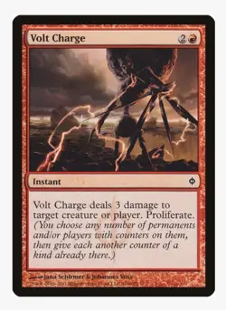 Volt Charge MTG NPH | EDH Commander Red Burn Proliferate Counters | LP - Image 1