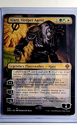 2022 MTG Magic The Gathering DMU Dominaria United #376 LP Ajani Sleeper Agent - Image 1