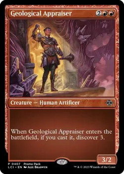 Geological Appraiser FOIL NM #407 Promo Pack: The Lost Caverns of Ixalan MTG - Image 1