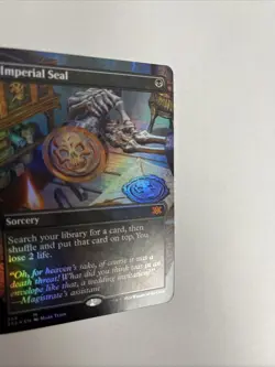 Imperial Seal Borderless Foil Double Masters 2022 MTG - Image 2