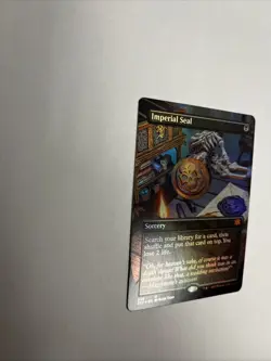 Imperial Seal Borderless Foil Double Masters 2022 MTG - Image 5