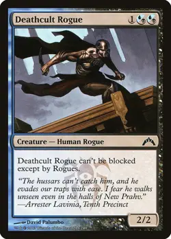 Deathcult Rogue 4x FOIL GTC MTG Gatecrash Common MINT blue black - Image 1