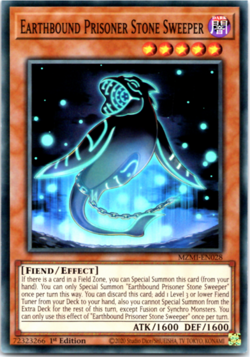 LP Earthbound Prisoner Stone Sweeper - MZMI-EN028 Super Rare 1st Edition Yugioh - Image 1