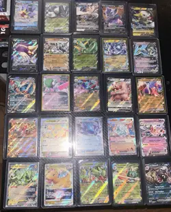 25 Pokemon Ex & V Cards From Various Sets & A Secret Card! Great For Beginners - Image 1