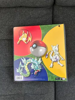 Vintage 1999 Pokemon Wizards of the Coast 3 Ring Card Binder - Snorlax w/ Sleeve - Image 2