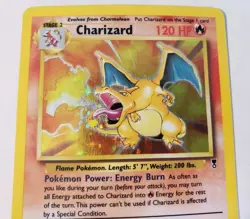 Pokemon TCG WOTC Card English Legendary Collection Charizard Holo Rare 3/110 - Image 3