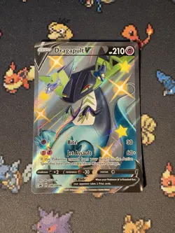 Pokemon Cards Dragapult V SWSH096 Shiny Collection Promo - (NM) #2 - Image 1