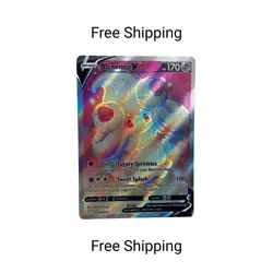 Pokemon Alcremie v TCG Shining Fates Holo Ultra Rare Card 064/072 - Image 1