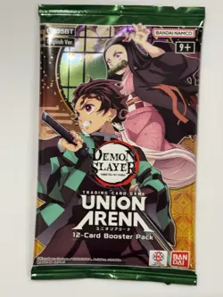 Union Arena English TCG - Demon Slayer UE05BT - BOOSTER PACK [12 Cards] - Image 1
