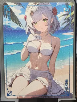 Noelle Reluctant Card Goddess Story Spicy Anime Waifu SSR SSR-16 - Image 1