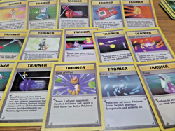 100 POKEMON TRAINER Cards WITH Doubles GERMAN BASE SET Edition Common GOOD - Image 3