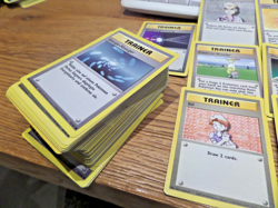 100 POKEMON TRAINER Cards WITH Doubles GERMAN BASE SET Edition Common GOOD - Image 5