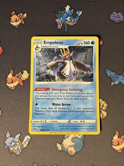 Pokemon Cards Empoleon 037/172 Cosmos Holo Promo - (NM) *SWIRL* #1 - Image 1