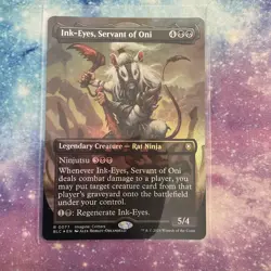 Ink-Eyes, Servant of Oni (FOIL) x1 - MTG Bloomburrow Commander BLC #77 - Image 1