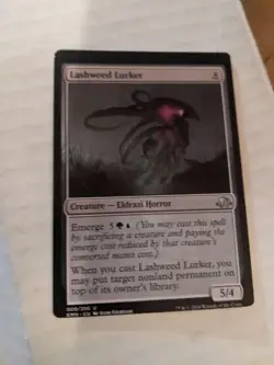 Lashweed Lurker Eldritch Moon miscut off center error misprint - Image 1