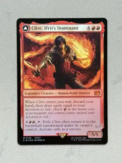 Clive, Ifrit's Dominant #133 (Foil) Mythic MTG Magic Final Fantasy FIN - NM / M - Image 1