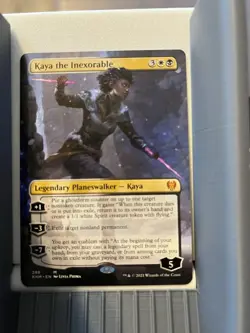 Kaya the Inexorable (Borderless) Kaldheim Regular - Image 1