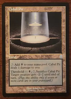 Cabal Pit MtG Odyssey LP Magic The Gathering - Image 1