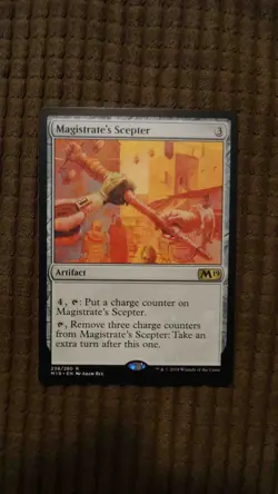 Magic: the Gathering / MtG Magistrate's Scepter x1 M19 - Image 1