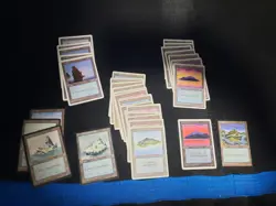 Magic The Gathering MtG Vintage Lands 1990s Beta, Limited, Unlimited + More LOT - Image 4