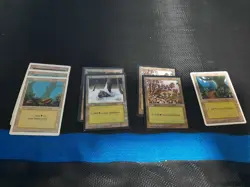 Magic The Gathering MtG Vintage Lands 1990s Beta, Limited, Unlimited + More LOT - Image 5