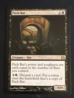 1x Pack Rat (73) Return to Ravnica LP MTG Magic the Gathering x1 MKE - Image 1