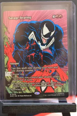MTG: Spider-Man Savage Beating BONUS SHEET (Todd McFarland art!) - Image 1