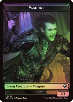 MTG FOIL {Vampire Token} (1/1) // {Vampire Token} (2/2) - Innistrad Remastered - Image 1