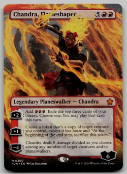 Chandra, Flameshaper (Borderless) M Foundations 360 NM - Image 1