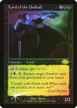 Planeshift MTG FOIL Lord of the Undead Magic - Image 1
