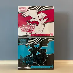 Pokemon Black Bolt and White Flare ETB Elite Trainer Box Set of 2 - Image 1