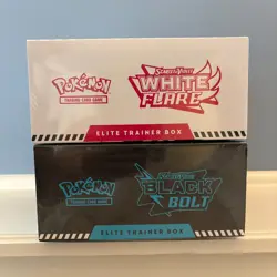 Pokemon Black Bolt and White Flare ETB Elite Trainer Box Set of 2 - Image 5