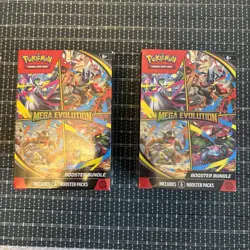Pokemon Mega Evolutions Booster Bundles x2 - New Sealed - Image 1