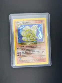 Ninetails 12/102 Holo Rare Base Set Unlimited Pokemon 1999 WOTC Vintage Card - Image 4