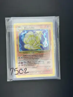 Ninetails 12/102 Holo Rare Base Set Unlimited Pokemon 1999 WOTC Vintage Card - Image 5