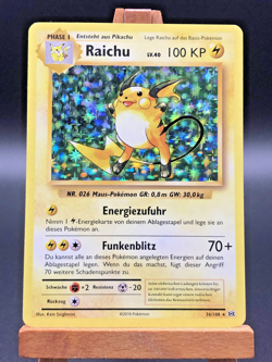 2016 Pokemon XY Evolution Raichu Holo Deutsch German 36/108 NM - Image 1