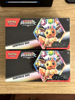 LOT OF 2 - FACTORY SEALED Pokemon TCG Prismatic Evolutions Surprise Box NEW - Image 1