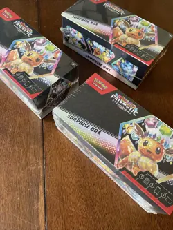 (3) Pokemon TCG Prismatic Evolutions Surprise Box Boxes New Sealed - Image 2